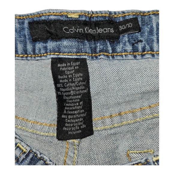 Calvin Klein Jeans 30/10 Women's Blue Bootcut Embroidered Preppy Casual - Picture 4 of 7